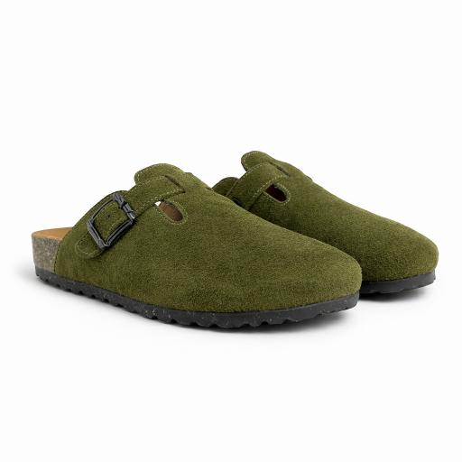 ANTIGUO CALIDA CLOGS OLIVE