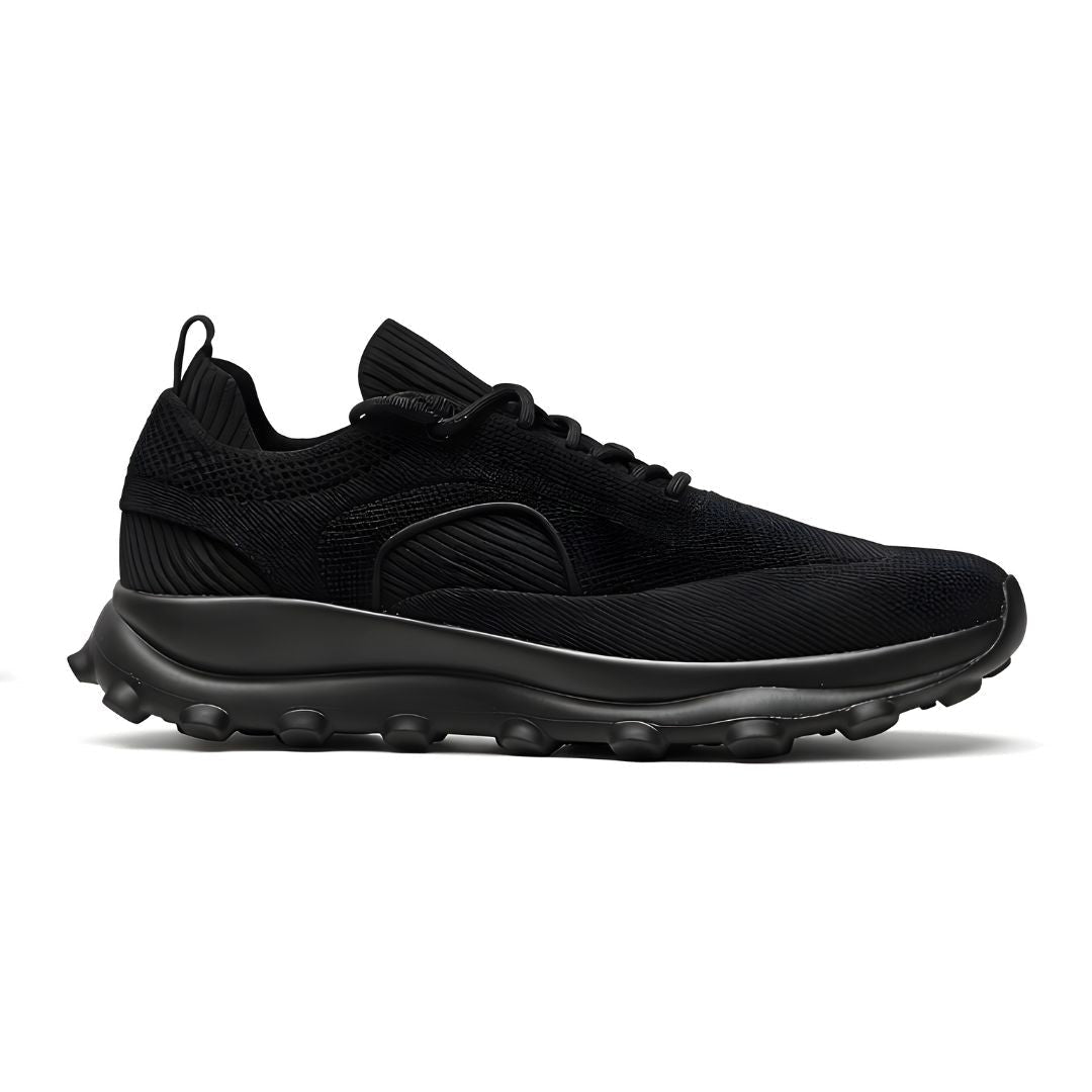 ZARA CHUNKY KNIT SNEAKERS IN BLACK